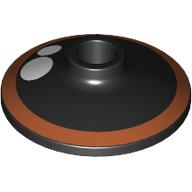 Dish 2 x 2 Inverted [Radar] with Reddish Orange Eye print (4740pr9996)