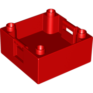 Duplo Container Box 4 x 4 with Studs on Corners (47423)