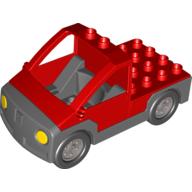 Duplo Truck Pickup Flatbed with Dark Bluish Gray Base (47440c01)
