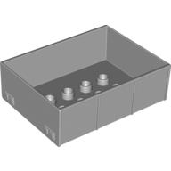 Duplo Trailer Bed with 2 x 4 Studs and Four Sides (47448)