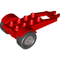 Duplo Trailer with Frame and 2 x 4 Studs (47451)