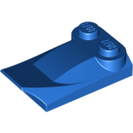 Wedge Curved 2 x 3 x 2/3 Two Studs, Wing End (47456)