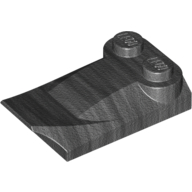Wedge Curved 2 x 3 x 2/3 Two Studs, Wing End (47456)