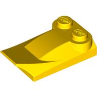 Wedge Curved 2 x 3 x 2/3 Two Studs, Wing End (47456)