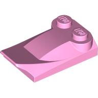 Wedge Curved 2 x 3 x 2/3 Two Studs, Wing End (47456)