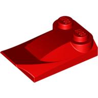 Wedge Curved 2 x 3 x 2/3 Two Studs, Wing End (47456)