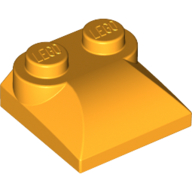 Brick Curved 2 x 2 x 2/3 Two Studs and Curved Slope End (47457)