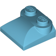 Brick Curved 2 x 2 x 2/3 Two Studs and Curved Slope End (47457)