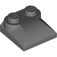 Brick Curved 2 x 2 x 2/3 Two Studs and Curved Slope End (47457)