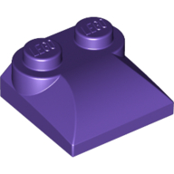 Brick Curved 2 x 2 x 2/3 Two Studs and Curved Slope End (47457)