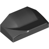 Wedge Curved 1 x 2 x 2/3 No Studs, Wing End (47458)