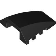 Wedge Curved 4 x 4 No Top Studs (47753)