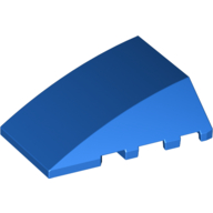 Wedge Curved 4 x 4 No Top Studs (47753)
