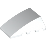 Wedge Curved 4 x 4 No Top Studs (47753)