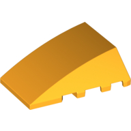 Wedge Curved 4 x 4 No Top Studs (47753)