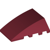 Wedge Curved 4 x 4 No Top Studs (47753)