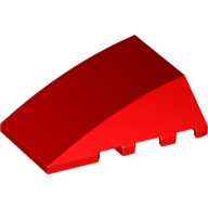 Wedge Curved 4 x 4 No Top Studs (47753)