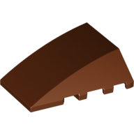 Wedge Curved 4 x 4 No Top Studs (47753)