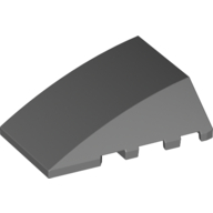 Wedge Curved 4 x 4 No Top Studs (47753)