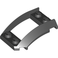 Wheel Arch, Curved Wedge 4 x 3 with 2 x 2 Opening and 4 Studs (47755)