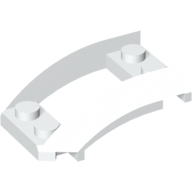 Wheel Arch, Curved Wedge 4 x 3 with 2 x 2 Opening and 4 Studs (47755)