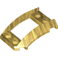 Wheel Arch, Curved Wedge 4 x 3 with 2 x 2 Opening and 4 Studs (47755)