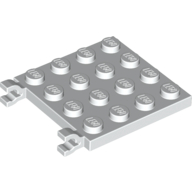Plate Special 4 x 4 with Clips Horizontal (47998)