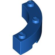 Brick Round Corner 4 x 4 Macaroni Wide with 3 Studs (48092)