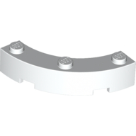 Brick Round Corner 4 x 4 Macaroni Wide with 3 Studs (48092)