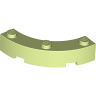 Brick Round Corner 4 x 4 Macaroni Wide with 3 Studs (48092)