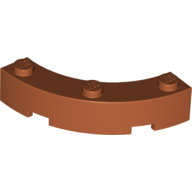 Brick Round Corner 4 x 4 Macaroni Wide with 3 Studs (48092)