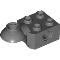 Technic Brick Special 2 x 2 with Pin Hole, Rotation Joint Ball Half [Horizontal Top] (48170)