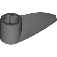 Technic Tooth 1 x 3 with Axle Hole [Hollow Underside] (48267)