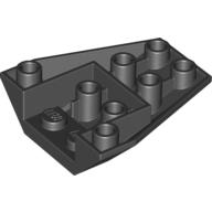 Wedge Sloped Inverted 4 x 4 Triple [2 Connections between Front Studs] (4855)