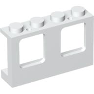 Window 1 x 4 x 2 Plane, Solid Studs (4863)