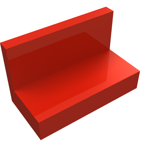 Panel 1 x 2 x 1 [Square Corners] (4865a)
