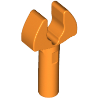 Bar 1L with Clip [Cut Edges and One Side Hole] [Gap in Clip] (48729b)
