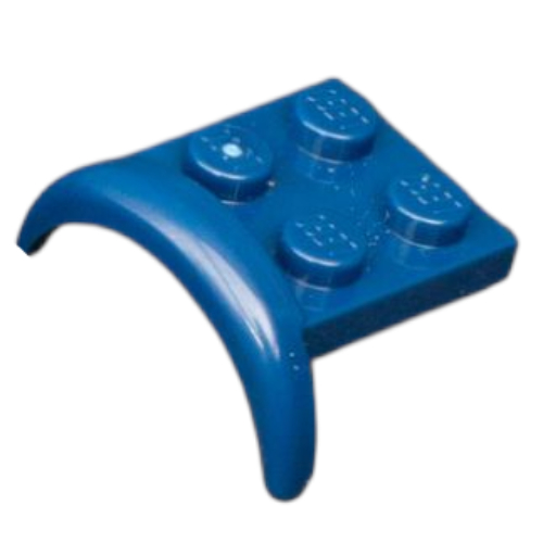 Wheel Arch, Mudguard 2 x 3 x 1 1/3 with 2 x 2 Plate (49097)