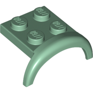 Wheel Arch, Mudguard 2 x 3 x 1 1/3 with 2 x 2 Plate (49097)