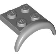 Wheel Arch, Mudguard 2 x 3 x 1 1/3 with 2 x 2 Plate (49097)