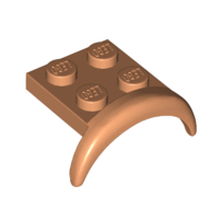 Wheel Arch, Mudguard 2 x 3 x 1 1/3 with 2 x 2 Plate (49097)