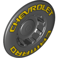 Hub Cap 24mm without Tube with Chevrolet print (49098pr0001)