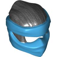 Wrap with Short Back Knot Smooth, Dark Azure Mask pattern (4910pat0007)