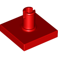 Tile Special 2 x 2 with Top Pin [Squared Holes] (49153)