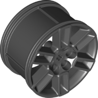 Wheel 56 x 34 Technic Racing Medium with 6 Pin Holes, Open Spokes (49294)