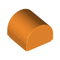 Brick Curved 1 x 1 x 2/3 Double Curved Top, No Studs (49307)