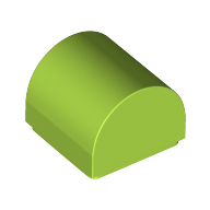 Brick Curved 1 x 1 x 2/3 Double Curved Top, No Studs (49307)