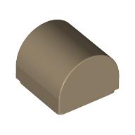 Brick Curved 1 x 1 x 2/3 Double Curved Top, No Studs (49307)