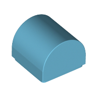 Brick Curved 1 x 1 x 2/3 Double Curved Top, No Studs (49307)