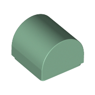 Brick Curved 1 x 1 x 2/3 Double Curved Top, No Studs (49307)